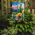thumbnail image 2 of Arizona Saguaro Cactus Blossom in Watercolor Garden Flag 11.25 in x 15.5 in, 2 of 5