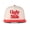 Cream, variant on 3D Embroidery Logo Flat Bill Hat, One Size Fits Most (Cream)