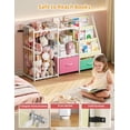 thumbnail image 4 of Estantería para libros Twinkoo Kids con almacenamiento de juguetes de 3 niveles, tamaño grande, 4 of 8