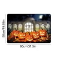 thumbnail image 3 of Home Halloween Doormat Pumpkin Patterned Floor Mat Thanksgiving Doormat Durables and Easy To Maintain Home Doormat About 19.7x31.5in Home Essentials, 3 of 6