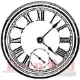 thumbnail image 2 of Deep Red Cling Stamp 2"X2"-Roman Clock, 2 of 2