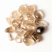 1/4 lb Tumbled Smoky Quartz Gemstone Crystals 15-25 Stones Gem Rock Specimens