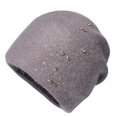 thumbnail image 1 of Sonducket Gorro de invierno para mujer, gorro de Color sólido para clima frío, gorro térmico transpirable, mezcla de ropa informal para la cabeza, Accesorios de disfraces Caqui Sonducket AP013158-03, 1 of 6