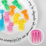 36 Pcs Animal Food Picks for Kids, Fruit Forks Toothpicks Lunch Bento Mini Dessert Fork, Food Grade Toddler Party Decoration For Cake Pastry