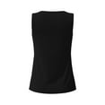 thumbnail image 5 of Haiem Black Workout Tank Tops for Women, Athletic Sports Slim-Fit Tank Tops, Compression Sleeveless Dry Fit Shirts,Athletic Shirt-XX-Large, 5 of 9