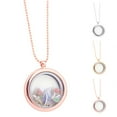 thumbnail image 2 of Locket Pendant Necklace Creative DIY Memory Necklace with 5 Floating Charms, 2 of 8