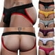 thumbnail image 2 of Lacewall Men Sexy Breathable Mesh Holes Thongs Underwear Jockstrap Erotic Underpants Briefspangjing, 2 of 4