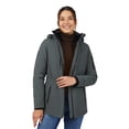 thumbnail image 2 of Free Country Women's Thermo Super Softshell® Zip Up Jacket Loden XL, 2 of 7