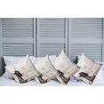 thumbnail image 2 of Ambesonne Vintage Throw Pillow Cover 4 Pack, Rodeo Cowboy Grunge Hat, 20", Black Brown, 2 of 5