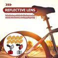 thumbnail image 3 of Raindrops 1 Set Cycling Warning Lights Reflector for Road Bike in Orange Color, 3 of 8