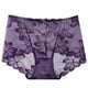 thumbnail image 3 of Bragas de encaje Mujeres Sexy Hollow Seamless Briefs Cintura media Levantamiento de cadera Ropa interior transpirable, Morado, XXL Scienceny AP001201-09B, 3 of 7