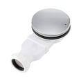 thumbnail image 1 of Low Shower Drain Chrome Plated Abs Shower Tray Siphon Slim Drain 90mm 36 L/min Water Flow, Trap Sid, 1 of 5