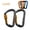 Grey, variant on 2pcs Aluminum Screw Carabiner, 30KN D-Shape Locking Climbing Carabiner Clip Heavy Duty Screw Lock For Hiking Camping Outdoor Equipment