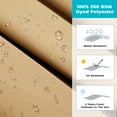 thumbnail image 5 of Pellebant 9 x 5 ft Patio Outdoor Umbrella Double Top Market Umbrella in Tan, 5 of 10