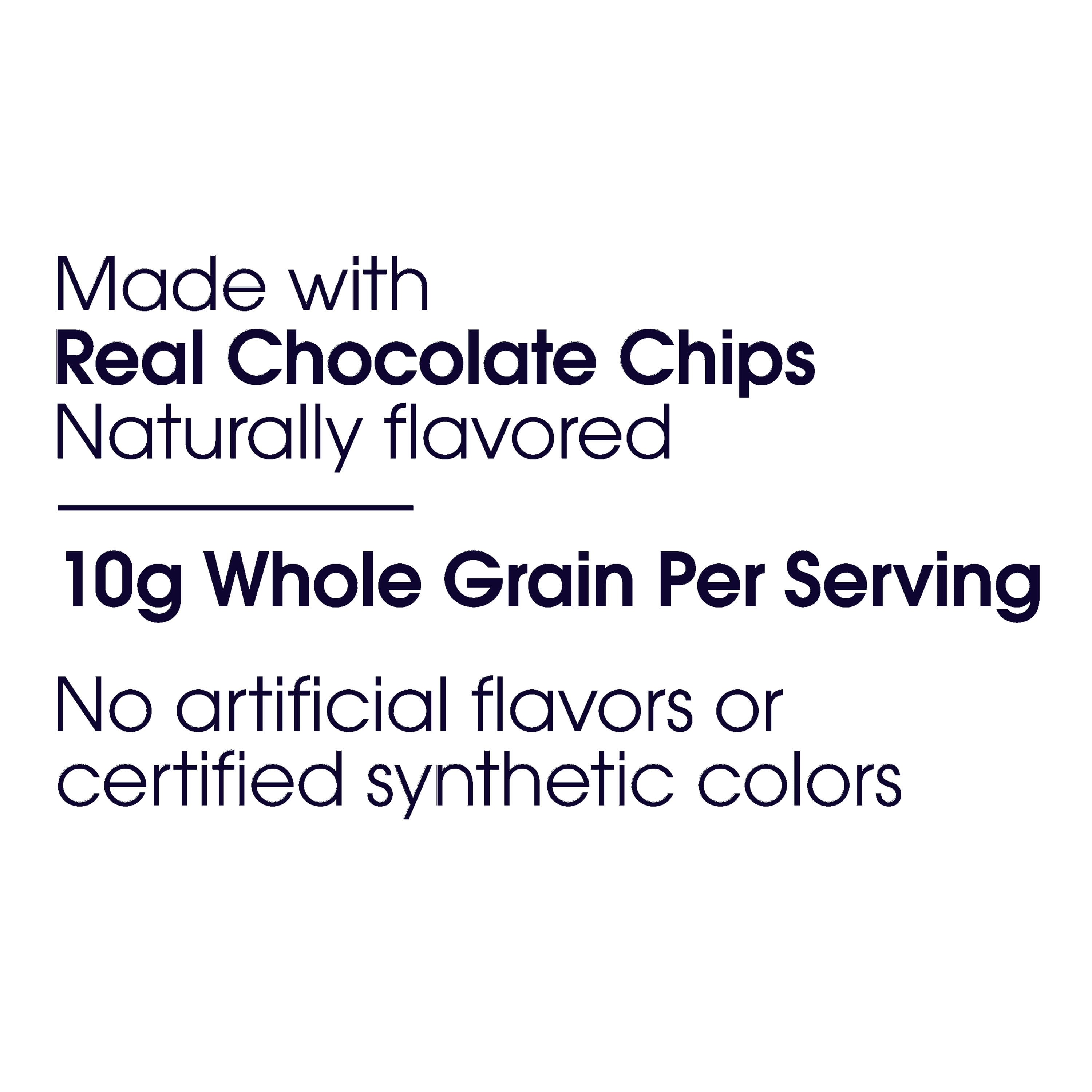 (4 pack) Great Value Chocolate Chip Chewy Granola Bars, 0.84 oz, 10 Count