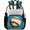 Multicolor 1, variant on Spring Cute Koala Clear Backpack for Stadium Events, Transparent Backpacks See Through Plastic Bag for Concerts & Work, Wild flowers
