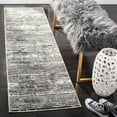 thumbnail image 2 of SAFAVIEH Lurex Marielle Striped Runner Rug, Black/Grey, 2' x 6', 2 of 8