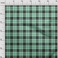 thumbnail image 2 of oneOone Cotton Silk Fabric Tartan Check Print Sewing Fabric BTY 42 Inch Wide, 2 of 4