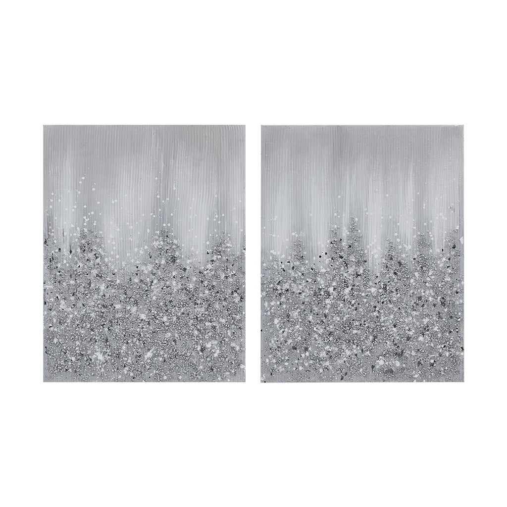MAYEERTY 2-Piece Canvas Wall Art Set - Heavily Embellished