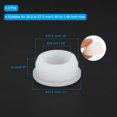 thumbnail image 2 of Uxcell T-Shaped Silicone Rubber Hollow Plug for 36.5 to 37.5mm Hole White 4 Pieces, 2 of 6