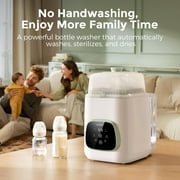 Momcozy KleanPal Pro Baby Bottle Washer, Sterilizer & Dryer Combo for Easy Cleaning, Bottle Washer Machine for Bottles,Baby Item Care