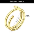 thumbnail image 3 of LAURITAMI 20G 8Pcs Silver Stainless Steel Nose Rings Hoop Body Piercings Jewelry For Women Men, 3 of 4