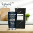 thumbnail image 3 of Gifts for Dad - Dad Gifts from Daughter - Dad Birthday Gift, Christmas Gifts for Dad - 20oz Moon Dad Stainless Steel Tumbler, 3 of 6