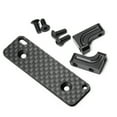 thumbnail image 5 of 1Set Aluminum Alloy Servo Mount Carbon Fiber Skid Plate Set for Axial Wraith 90048 RR10 1/10 RC Car Parts, 5 of 6