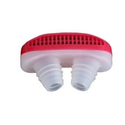 Angle View: Clearance!　Stuffy Snoring Device Nose Purifier ABS Mini Nasal Conspirator Anti-Snoring Nose Clip Purify Air Pollution Red 1 pack