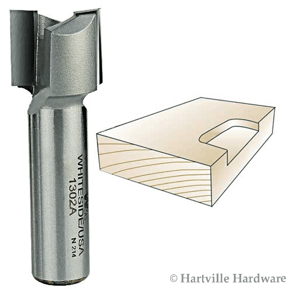 Whiteside Router Bits 1302A Mortise Bit with 3/4Inch Cutting Diameter