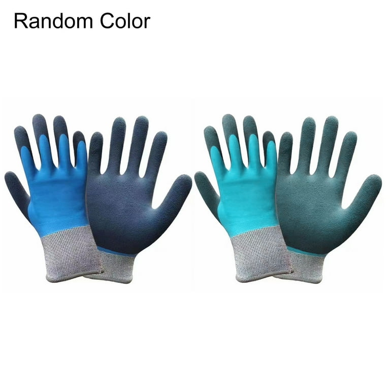 Star Home 1 Pair Fishing Gloves Non-slip Waterproof Full Finger Plush  Lining Keep Warm Latex Coated Winter Thermal Men Women Work Gardening  Gloves for