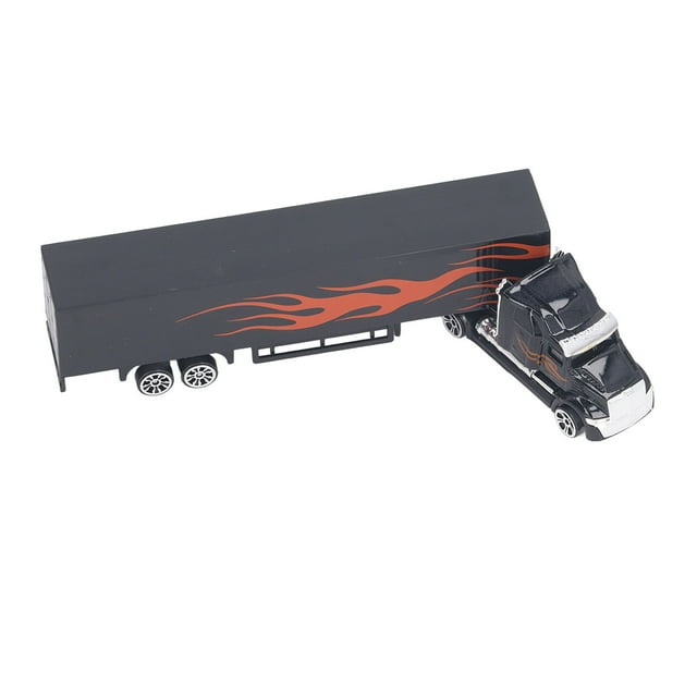 Lifelike Container Truck Model Toy, Detachable Tractor and Container, Suitable for Toy Collectors and Home Decoration, Promotes Parent Child Interaction