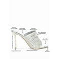 thumbnail image 4 of London Rag Farasha AB Rhinestone Slip-On Stiletto Womens Heels, 4 of 10