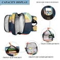 thumbnail image 3 of FORMRS Unisex School Backpack 17" Student Travel Bag with Laptop Compartment, Blue Cubes, 3 of 7