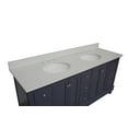 thumbnail image 5 of Bella 72" Double Bathroom Vanity with White Cabinet and Quartz Top, 5 of 7