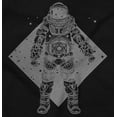 thumbnail image 2 of Astronaut Space Celestial Spirit Plus Size Long Sleeve Graphic Tee Shirt Brisco Brands 2X, 2 of 3