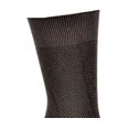 thumbnail image 3 of Sierra Socks Men Rayon from Bamboo Herringbone Dress Casual Crew Socks (Shoe Size: 6-12, Brown), 3 of 5