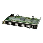 Aruba 48-port 1GbE Class 6 PoE and 4-port SFP56 v2 Module - For Data Networking, Optical Network - 48 x RJ-45 1000Base-T LAN - Twisted Pair, Optical Fiber1000Base-T - 4 x Expansion Slots - SFP56 - ...