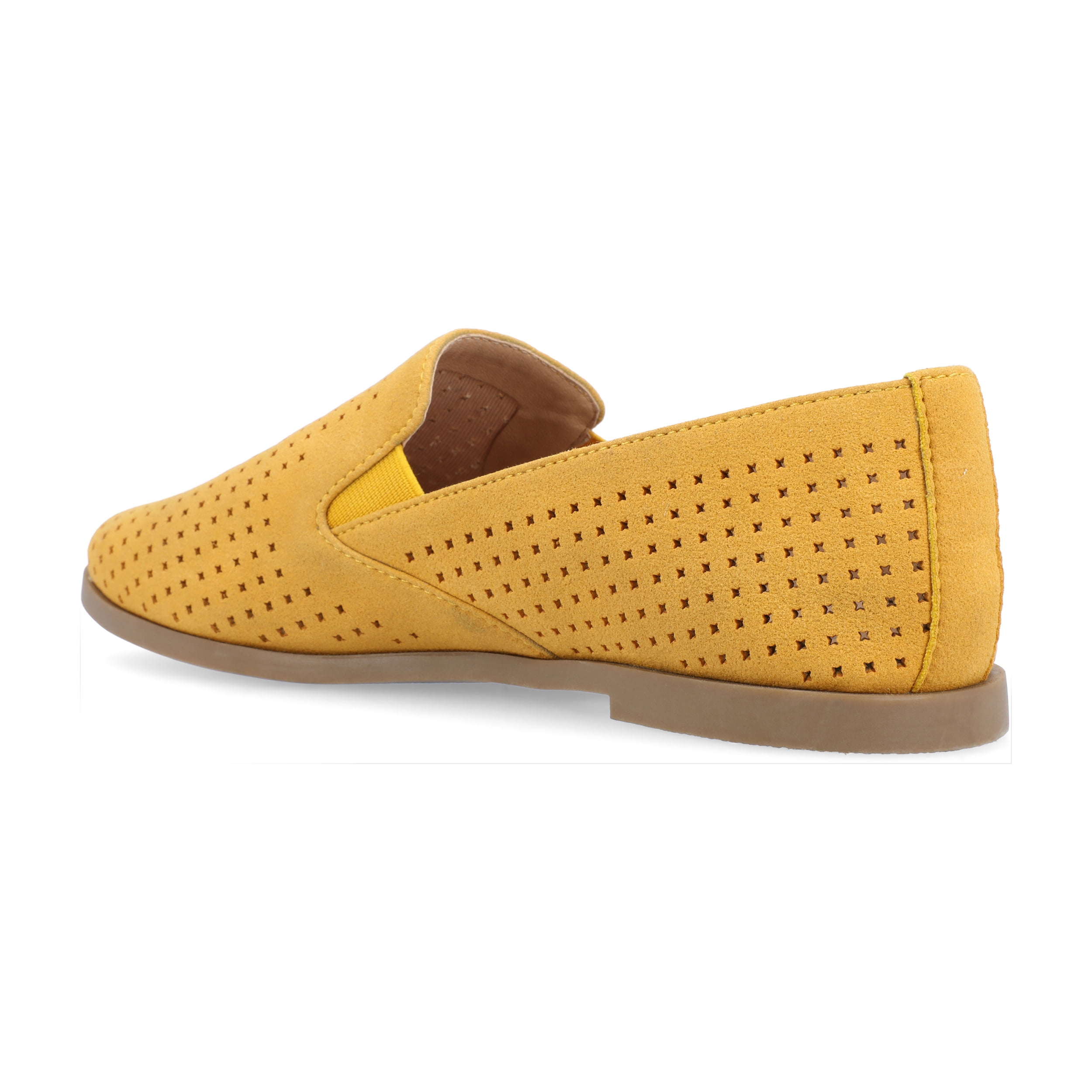 Journee Womens Lucie Slip On Almond Toe Loafer Dress Flats, Widths Available