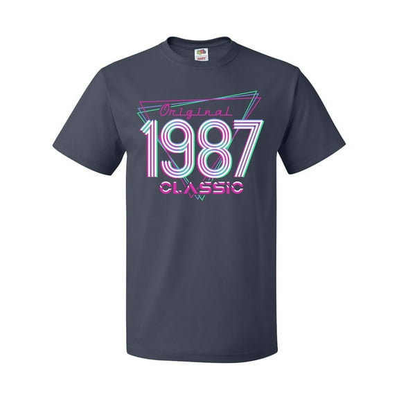 Inktastic Born in 1987 Throwback Birthday T-Shirt