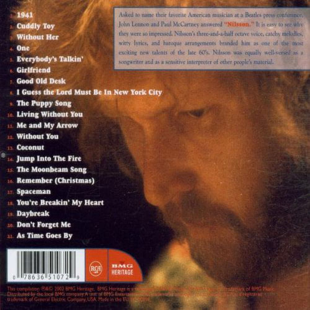 洋楽 Nilsson greatest hits RCA, Harry Nilsson Greatest Hits Music & Performance CD, Pop Rock