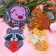 thumbnail image 5 of Cuadros Decorativos 4 piezas DIY completo taladro especial en forma de diamante pintura animales bolsa llavero colgante Tmvgtek embutido en tela, 5 of 9