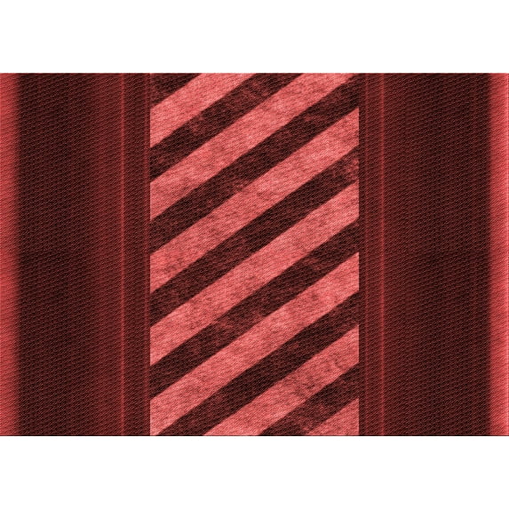 Ahgly Company Indoor Rectangle Patterned Maroon Red Area Rugs, 2' x 4'