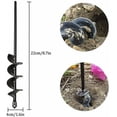thumbnail image 2 of Garden Auger Drill，Garden Auger Bit, Practical Planting Tool for Flower Planting Trees Shrubs - 4×22cm, 2 of 5