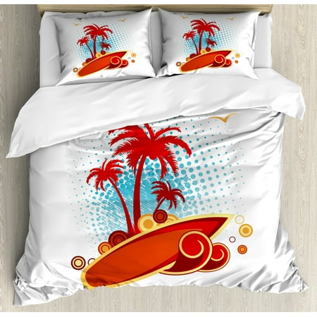 Beach King Size Duvet Cover Set Exotic Halftone Background With Beach King Size Duvet Cover Set Exotic