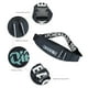 thumbnail image 1 of Cinturón de cintura para correr | Bolsillos con cremallera | Unisex | Correas ajustables | PU ligero | Negro | Compartimento oculto seguro | Encaja con iPhone Keys Pasaporte | 14,96"x3,93" | Viaje, 1 of 9