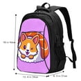 thumbnail image 5 of Daiia Corgi In Sushi Roll Pattern USB Charging Backpack for Men and Women, Anti-Theft Backpack,Travel Backpack,School Backpack,College Backpack,Laptop Backpack, 5 of 7