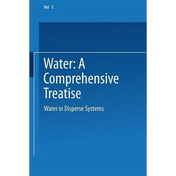Water Water in Disperse Systems, Book 5, (Paperback)
