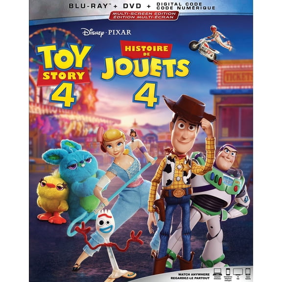 Pre-Owned Toy Story 4 (Histoire De Jouets 4) [Blu-ray + DVD + Digital Code] (Bilingual) [2019]