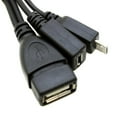 thumbnail image 3 of Black 480Mbps USB Female Splitter Adapter for Phone Tablet, 3 of 15